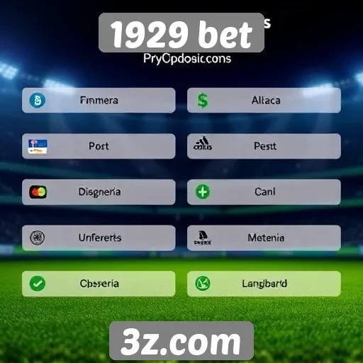 Métodos de pagamento na plataforma 1929 bet